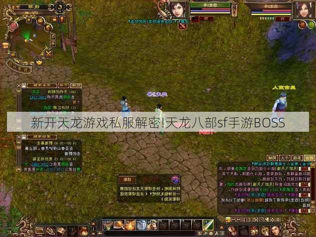 新开天龙游戏私服解密!天龙八部sf手游BOSS